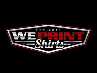 We Print Shirts logo design by DreamLogoDesign