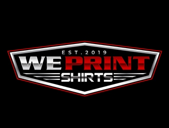 We Print Shirts logo design by DreamLogoDesign