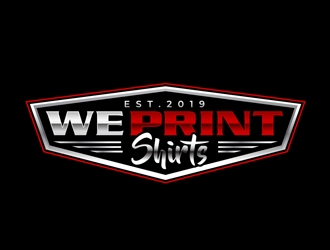 We Print Shirts logo design by DreamLogoDesign