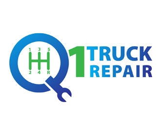 Q1 Truck Repair logo design by LogoInvent