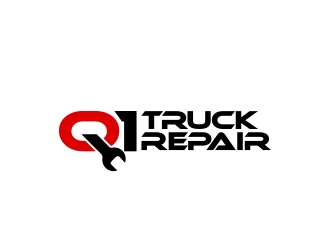Q1 Truck Repair logo design by MarkindDesign