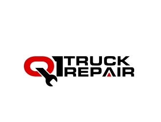 Q1 Truck Repair logo design by MarkindDesign