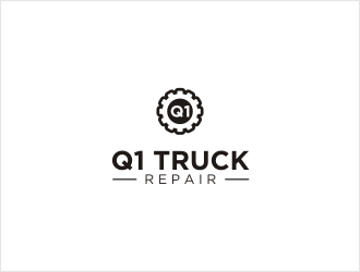 Q1 Truck Repair logo design by bunda_shaquilla