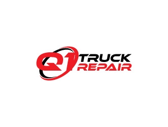 Q1 Truck Repair logo design by crazher
