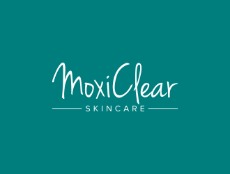 MoxiClear Skincare logo design by ubai popi
