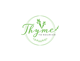 Thyme To Nourish logo design by haidar