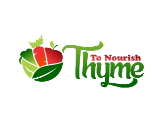 Thyme To Nourish logo design by cikiyunn
