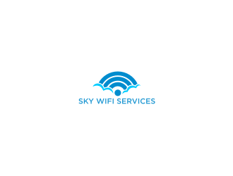 Sky Wifi Services logo design by logitec