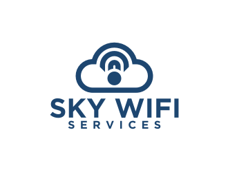 Sky Wifi Services logo design by Rizqy