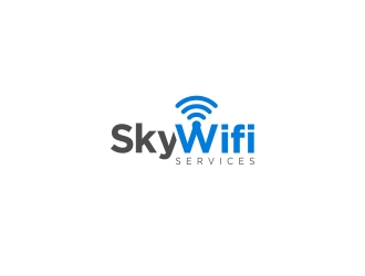 Sky Wifi Services logo design by CreativeKiller