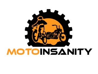 Moto Insanity logo design by shravya