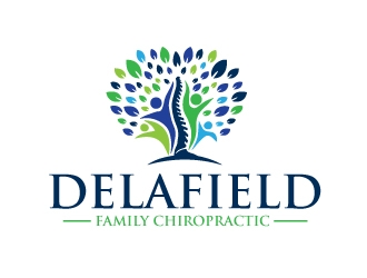 Delafield Family Chiropractic  logo design by tec343