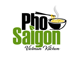 Pho Saigon  logo design by veron