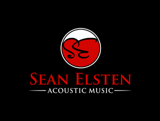 Sean Elsten Acoustic Music logo design by johana