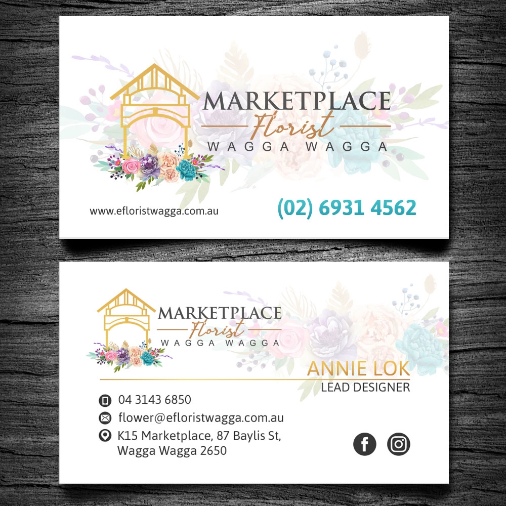 Marketplace Florist, Wagga Wagga Digital Design 48hourslogo