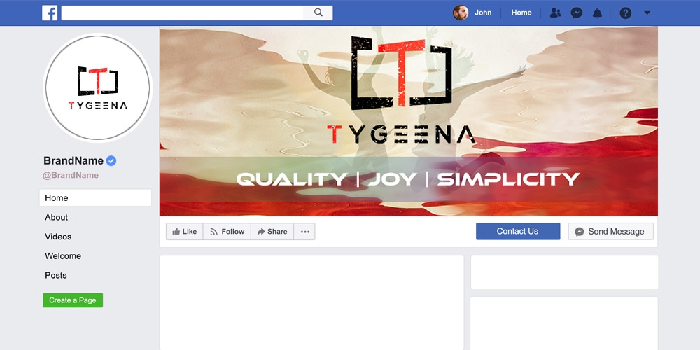 Tygeena logo design by fritsB