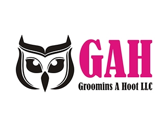 Groomins A Hoot LLC logo design by gitzart