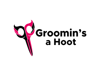 Groomins A Hoot LLC logo design by nandoxraf