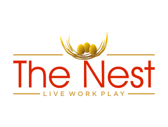 The Nest | Live Work Play logo design by savana