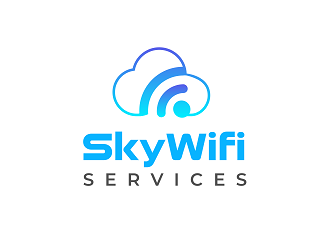Sky Wifi Services logo design by paredesign