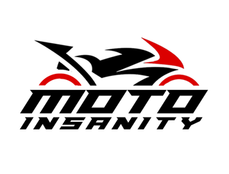 Moto Insanity logo design by kunejo