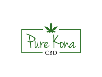 Pure Kona CBD logo design by alby