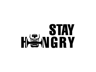 STAY HUNGRY logo design by wongndeso