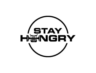 STAY HUNGRY logo design by wongndeso