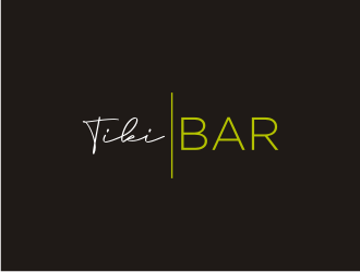 Tiki Bar logo design by bricton