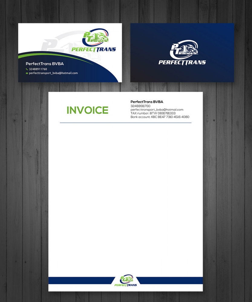 PerfectTrans BVBA logo design by fritsB