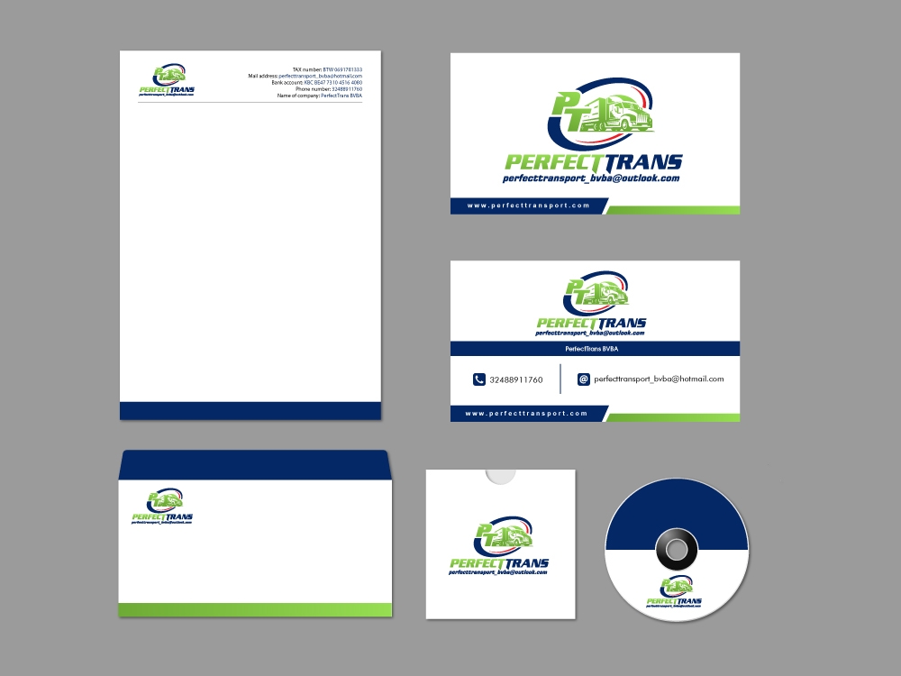 PerfectTrans BVBA logo design by shravya