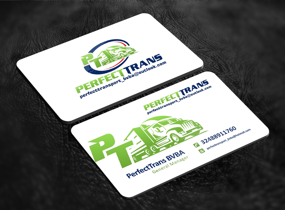 PerfectTrans BVBA logo design by abss