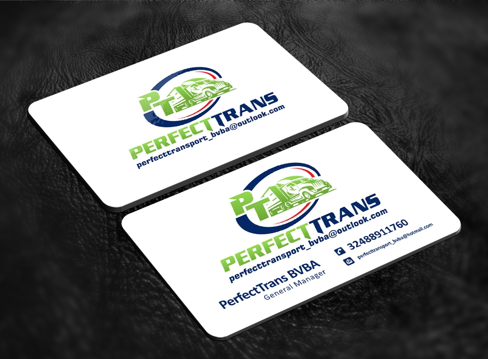 PerfectTrans BVBA logo design by abss