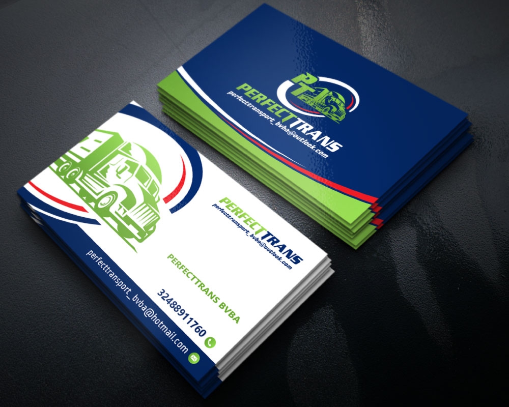 PerfectTrans BVBA logo design by Boomstudioz