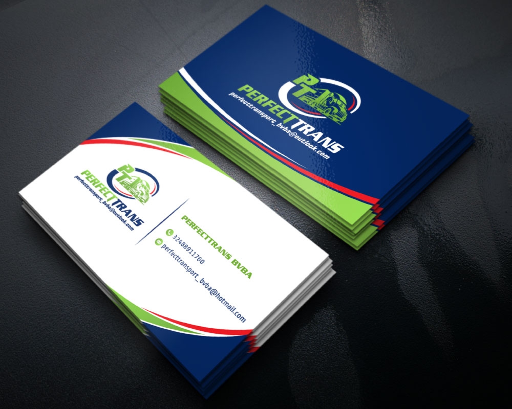 PerfectTrans BVBA logo design by Boomstudioz