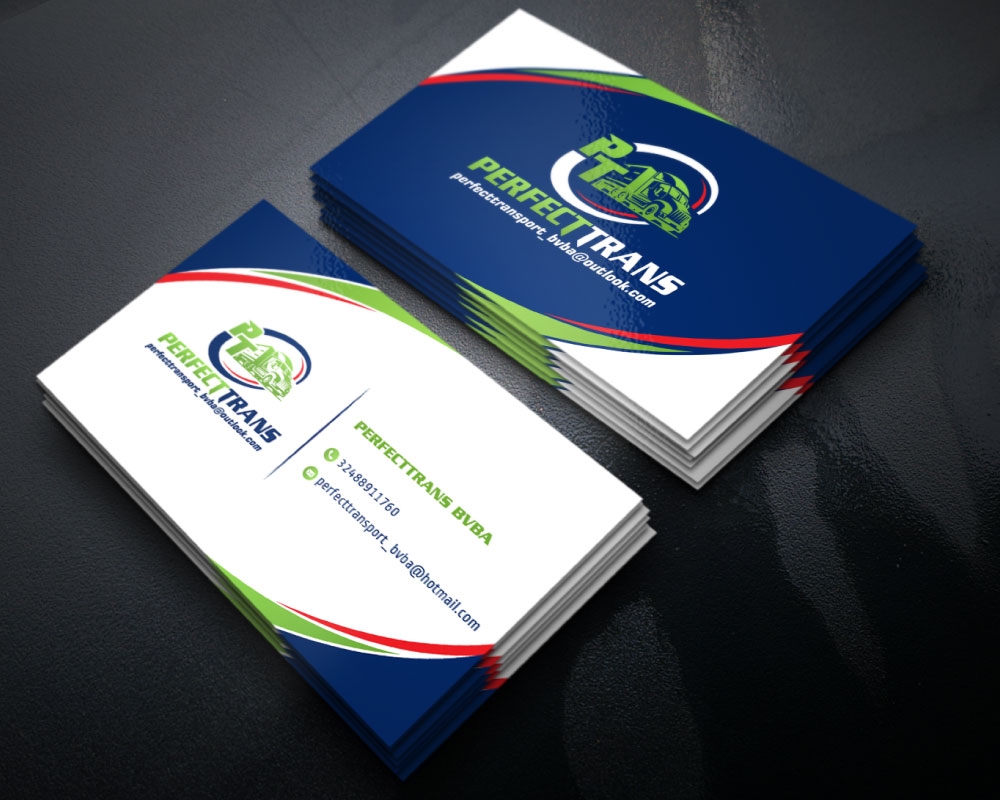 PerfectTrans BVBA logo design by Boomstudioz