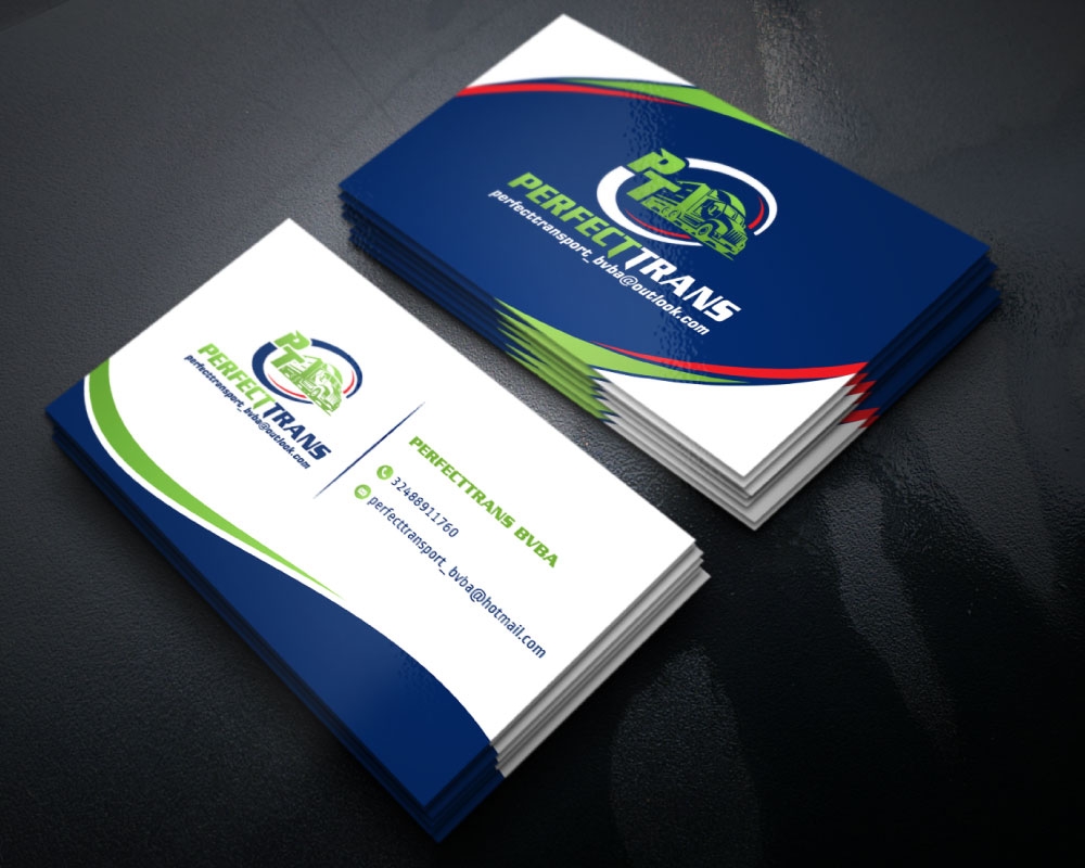 PerfectTrans BVBA logo design by Boomstudioz