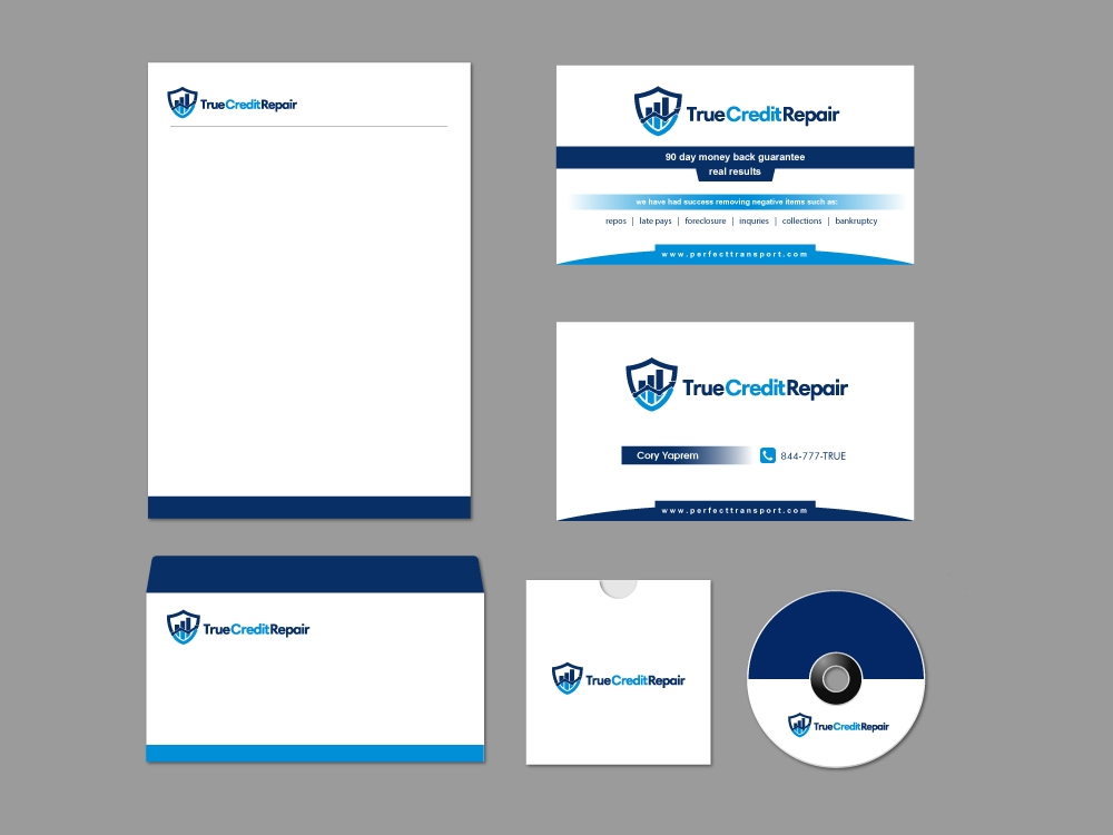 True Credit Repair logo design by shravya