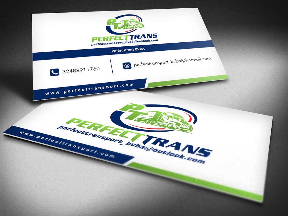 PerfectTrans BVBA logo design by shravya