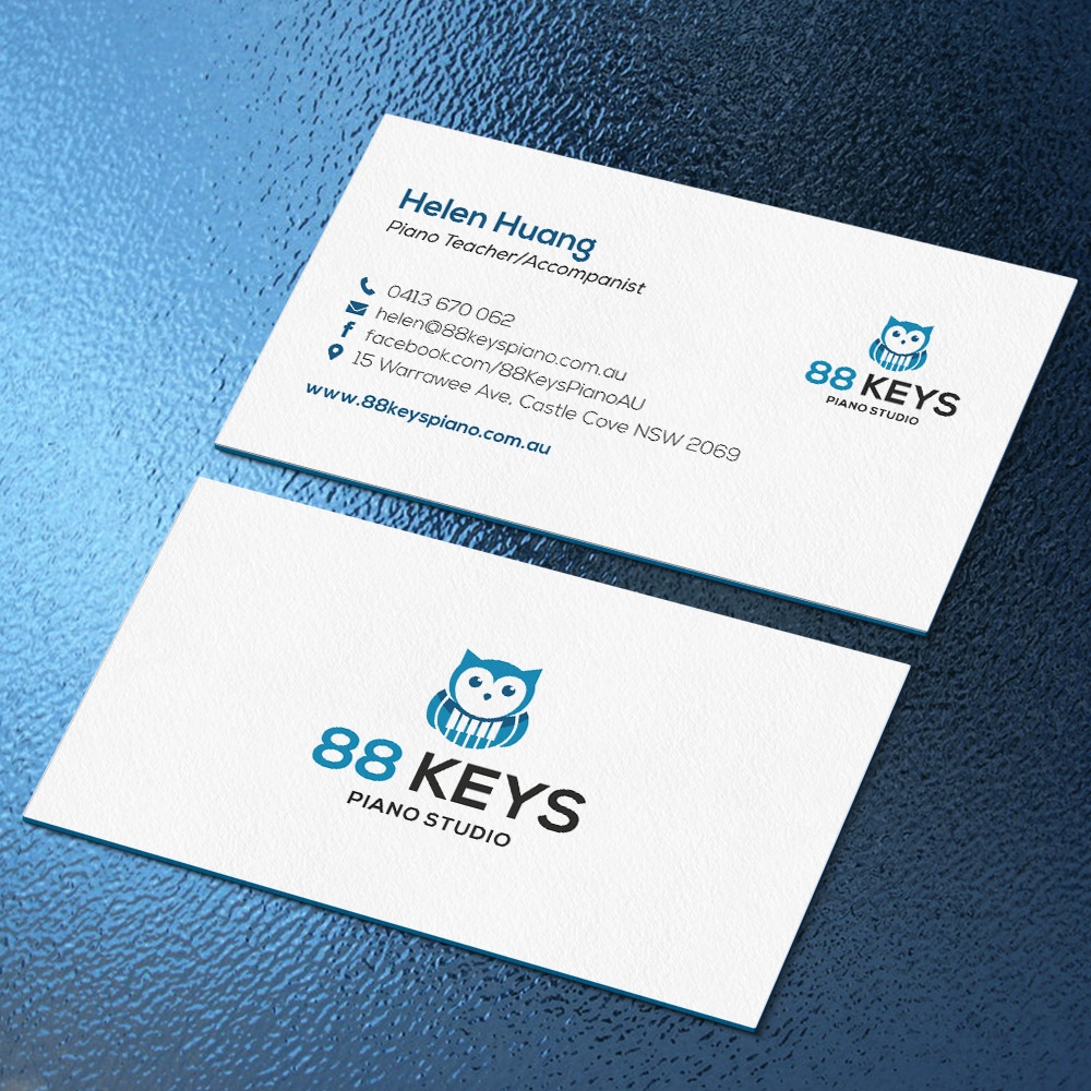 88 Keys Piano Studio logo design by fritsB