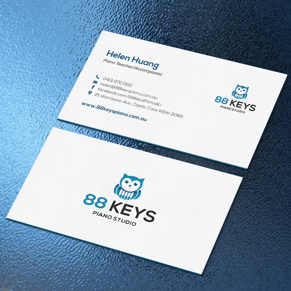 88 Keys Piano Studio logo design by fritsB