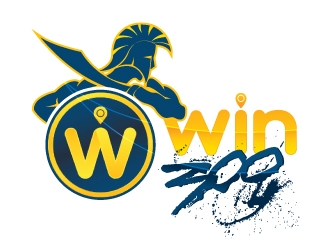 WIN 300 logo design by dshineart