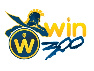 WIN 300 logo design by dshineart