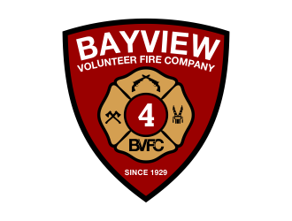 Bayview Volunteer Fire Company  logo design by done