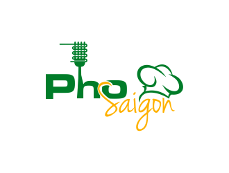 Pho Saigon  logo design by Gwerth