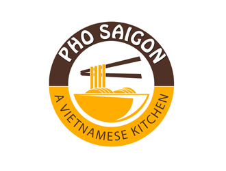 Pho Saigon  logo design by kunejo