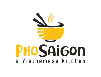Pho Saigon  logo design by akilis13