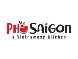 Pho Saigon  logo design by akilis13