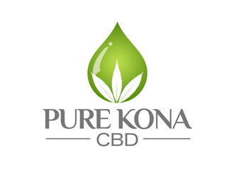 Pure Kona CBD logo design by kunejo