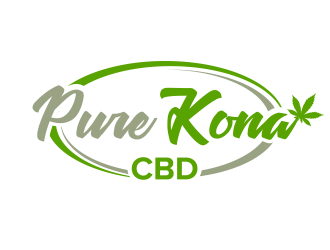 Pure Kona CBD logo design by BeDesign